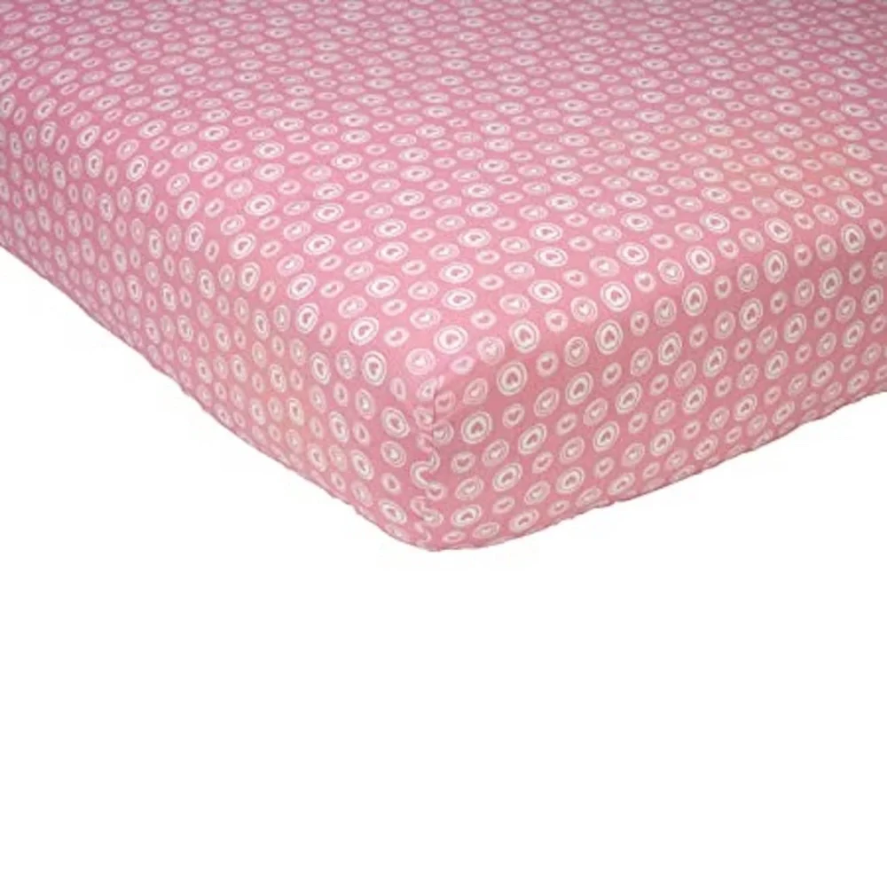 Sadie & Scout: Pink and White Hearts 3pc. Crib Bedding Set
